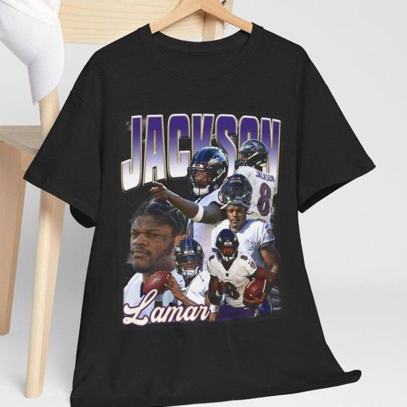 Other - Lamar Jackson Graphic Tee, Unisex Sports Shirt, Football Fan Shirt